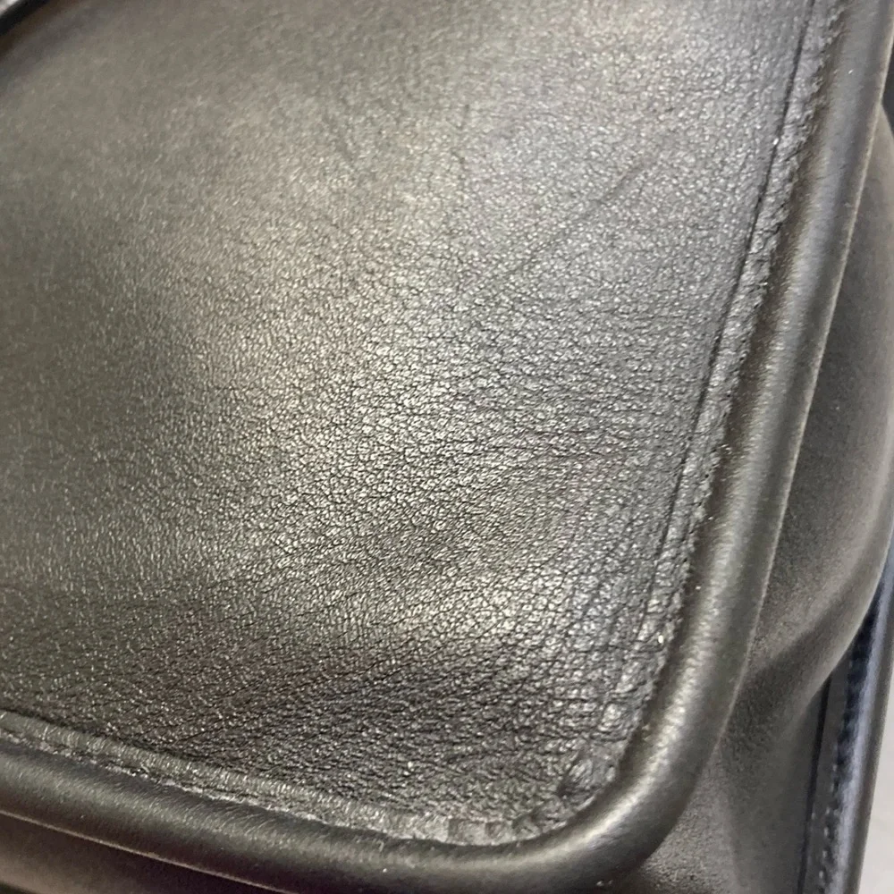 Coach vintage black leather Willis bag